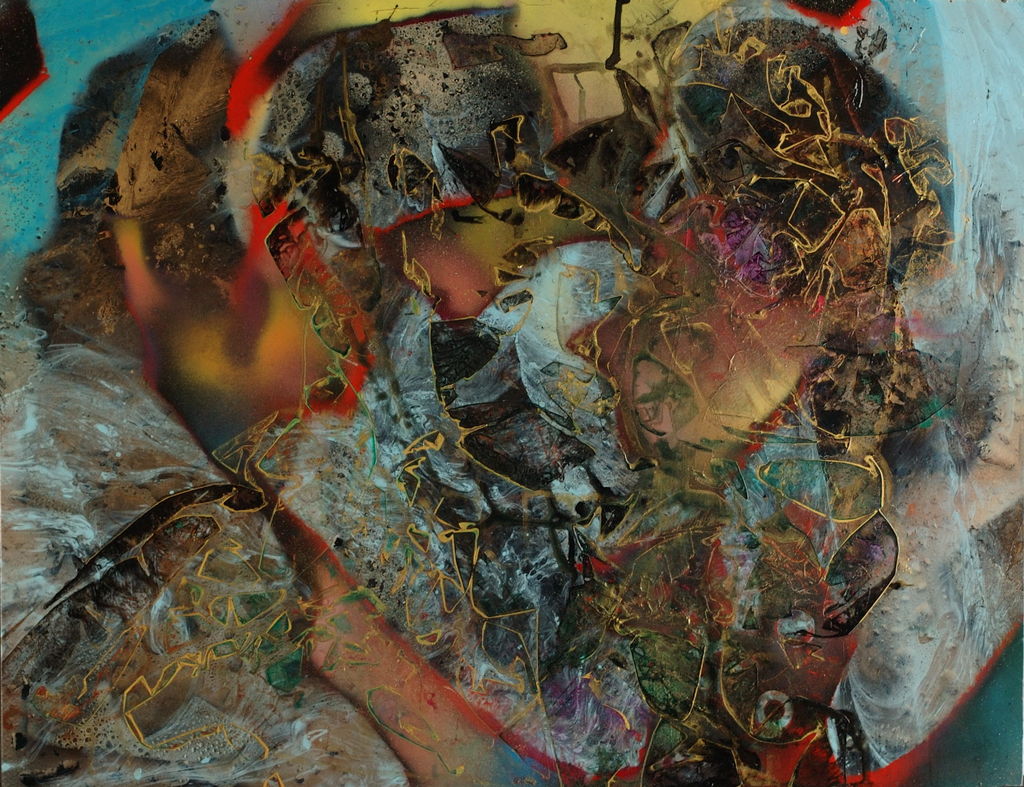 Acrylic and Lacquer on Board, 24in x 18in - 2004 